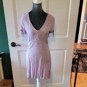 H&M Divided Lavender V-Neck Dress